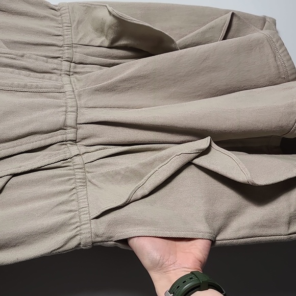 IRO Olno Pull-On 100% Cotton Twill Fabric Romper in Beige Size 36 US 4 - Picture 9 of 16